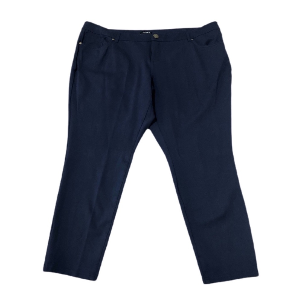 Torrid Navy Blue Cropped Dress Pants Size 22